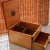 wooden jewellery box single drawer 1